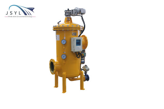 DN200 100um เครื่องกรองน้ำแรงดันต่ำ 100 ไมครอน Automatic Backflush Filter