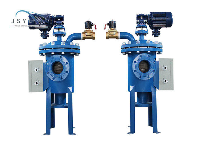 ตัวกรองการทำความสะอาดตัวเองแบบ Simplex Carbon Steel แนวตั้ง
